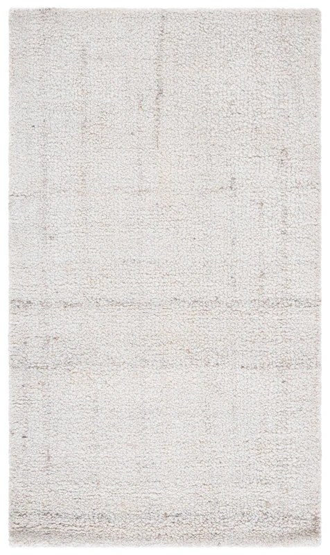 Safavieh Contemporary Rug for Living Room, Dining Room, Bedroom - Abstract Collection, Short Pile, in Ivory, 61 X 91 cm