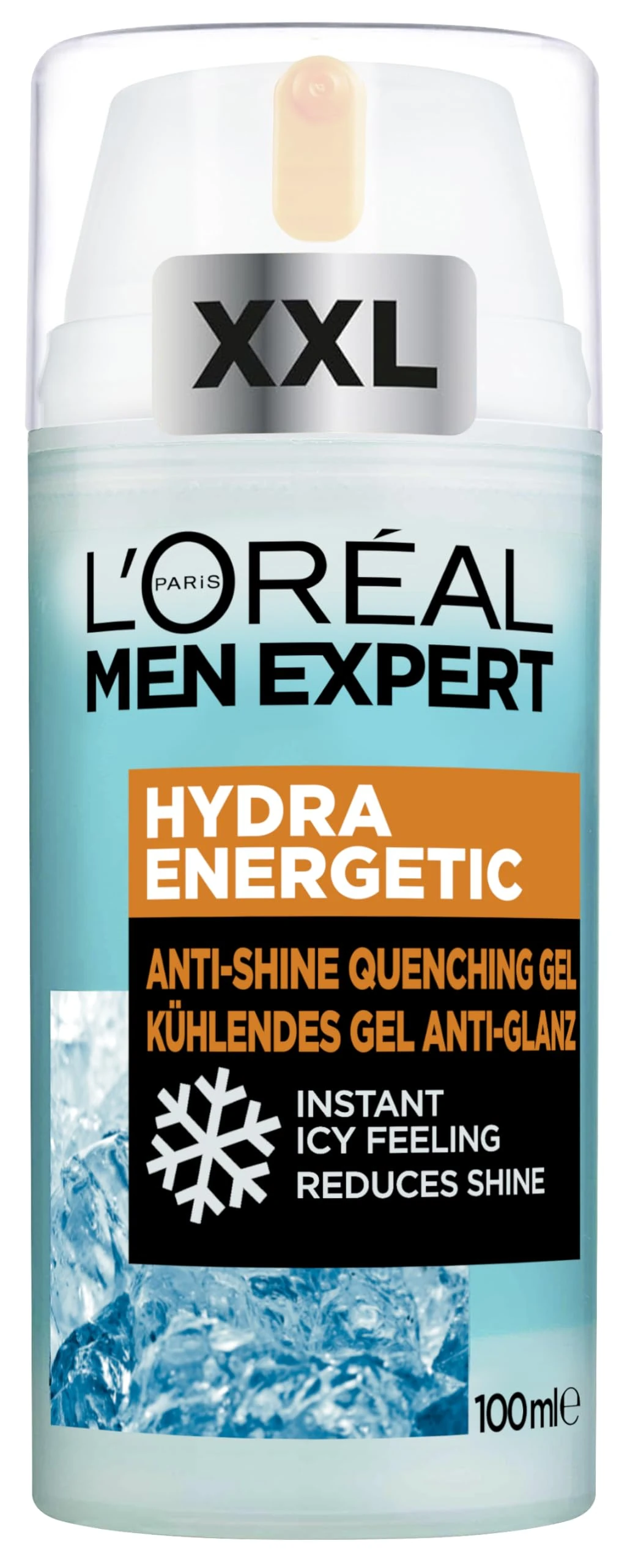 L'Oréal Paris Men Expert Hydra Energetic XL Quenching Gel, Anti-Shine, with Hyaluronic Acid, 100ml