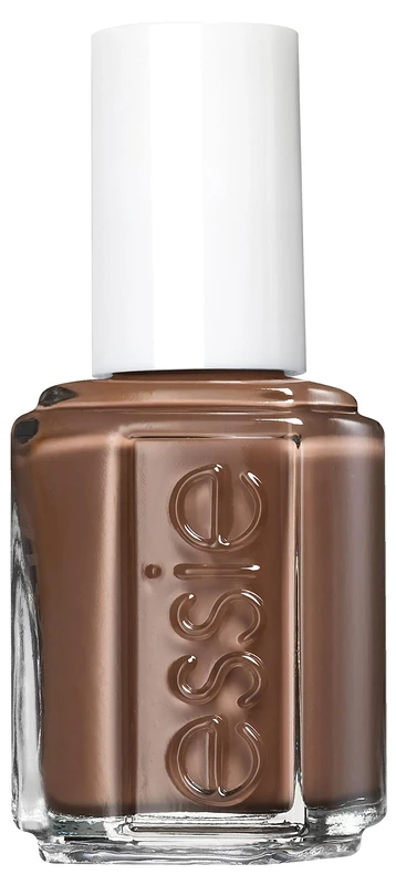 essie Nail Polish with Opaque and Shiny Finish for Colour-Intense Nail Art #860 Crochet Away Handmade with Love Brown 13.5ml - Image 1