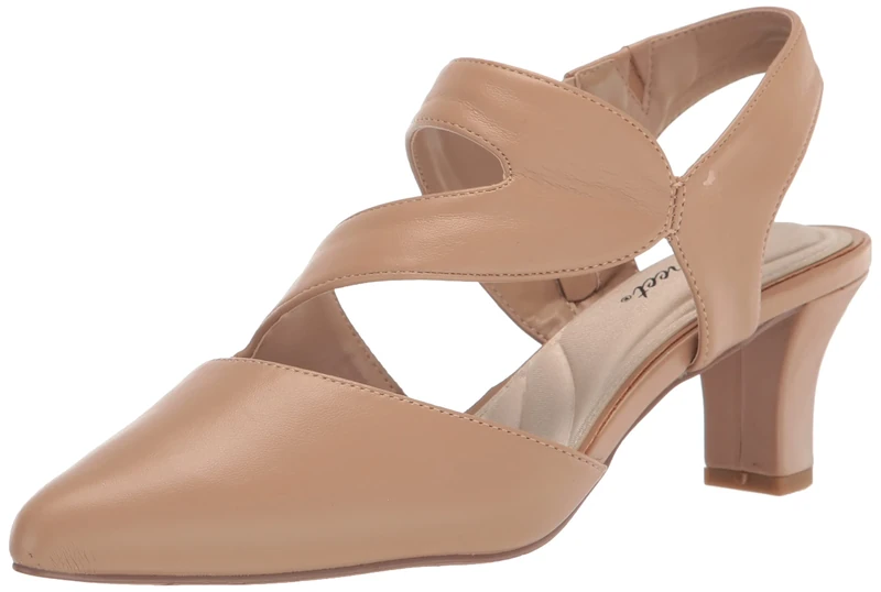Easy Street Women's Pumps, Nude, 6.5 UK
