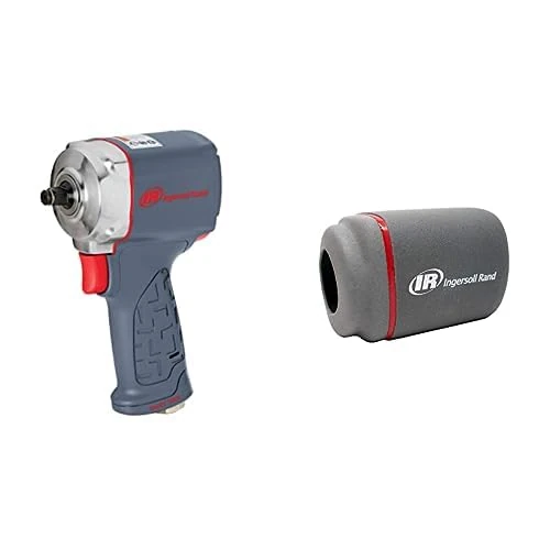 Ingersoll-Rand, Compact Impact Wrench, 3/8", 15QMAX with Protective Boot, Set