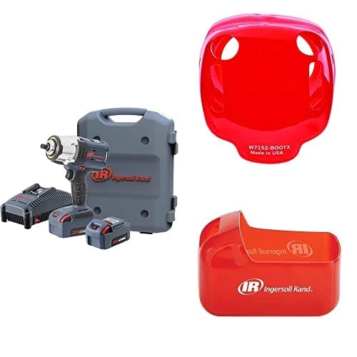 Ingersoll-Rand, 20V Impact kit, 1/2" W7152-K22B-EU with Protective Boots for Tool and Batteries, Set