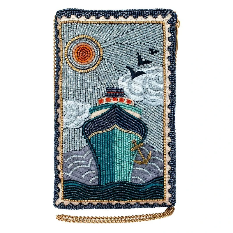 MARY FRANCES Women's Board Crossbody Phone Bag Handbag, Multi, One Size