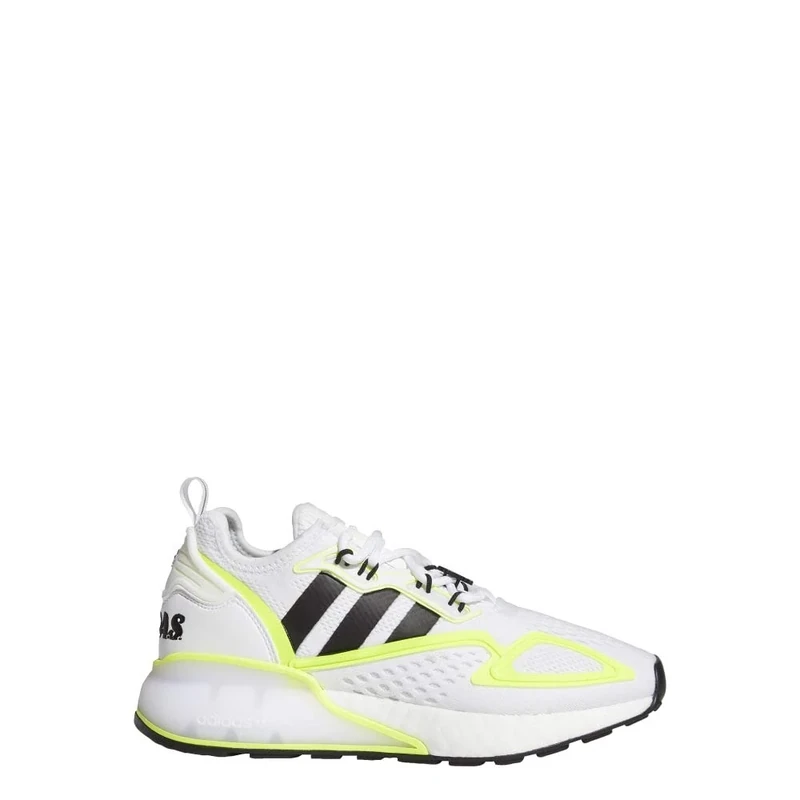 adidas ZX 2K Boost Shoes Kids', White, Size 7