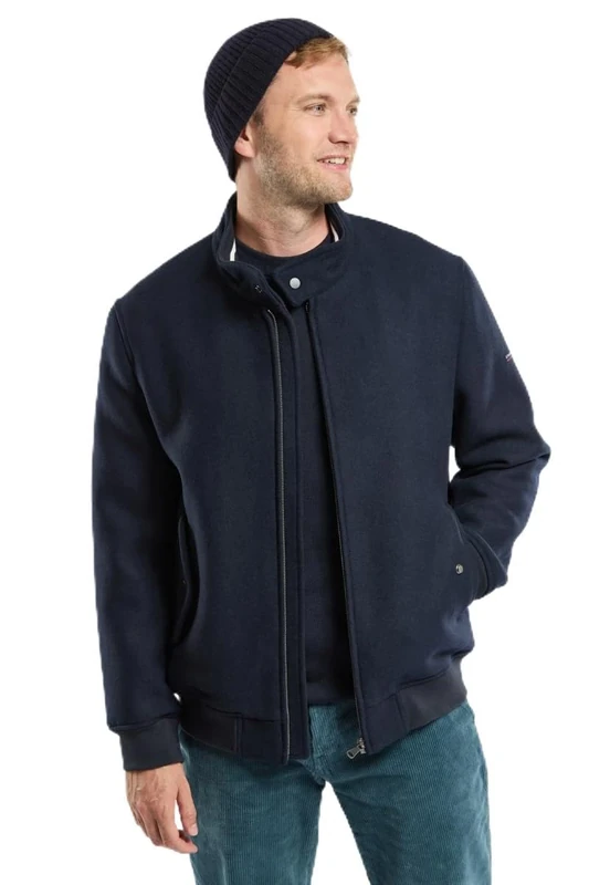 Armor Lux Men's Blouson Laine Jacket, Marine deep, XXL