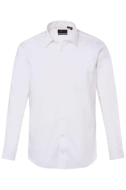 JP 1880 Men's Big & Tall Easy Care Formal Shirt White XXXXX-Large 713989 20-5XL