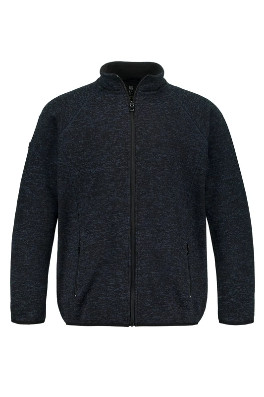 JP 1880 Men's Jay-pi Knitted Fleece Jacket Sweatshirt, Dark navy, 7XL