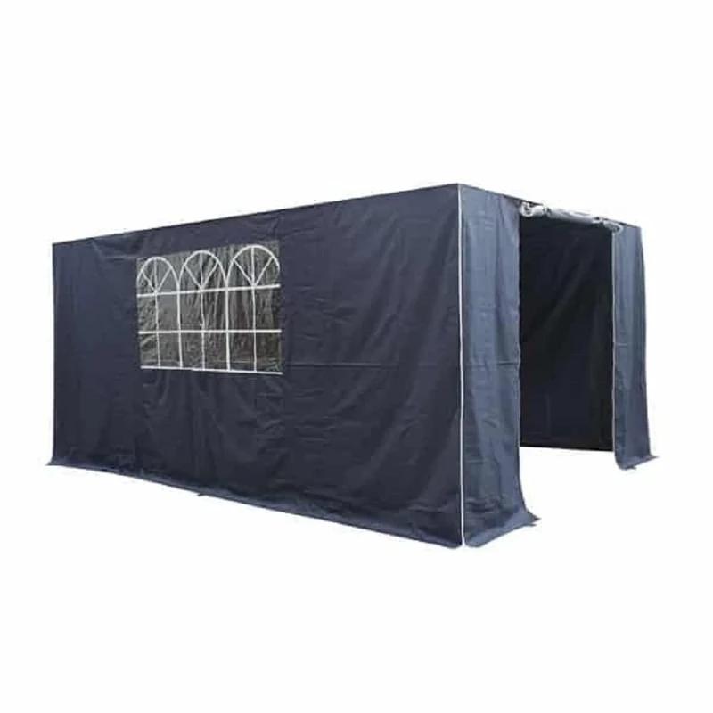 All Seasons Gazebos 3x6 Lightweight Side Panel Set Navy Blue