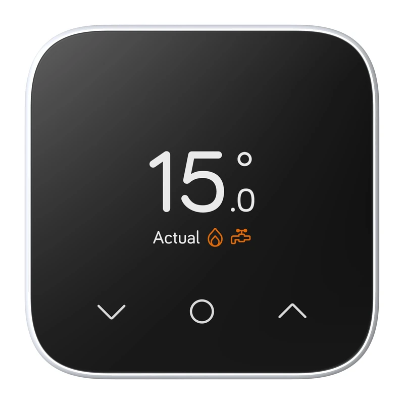 Hive Thermostats Mini for Heating (Combi Boiler) with Hive Hub - Energy Saving Thermostat, Black/White