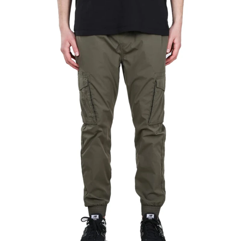 Alpha Industries Mens Nylon Cargo Jogger Casual Trousers Dark Olive