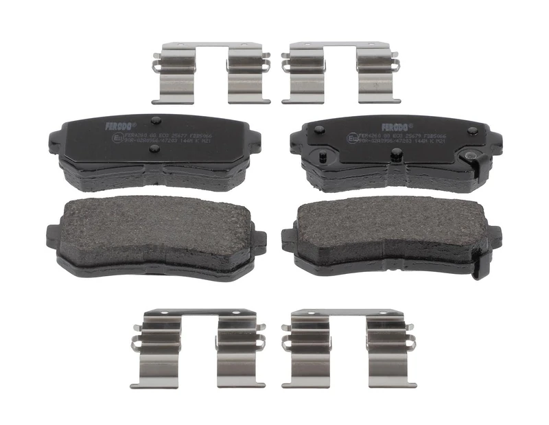 FERODO Brake Pads | FDB5066 | OE-Matching Quality | Eco-Friction Fuse+ Technology | Pack of 4
