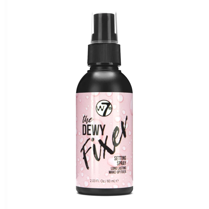 W7 The Fixer Makeup Setting Spray - Dewy Finish, Long-Lasting, Vegan