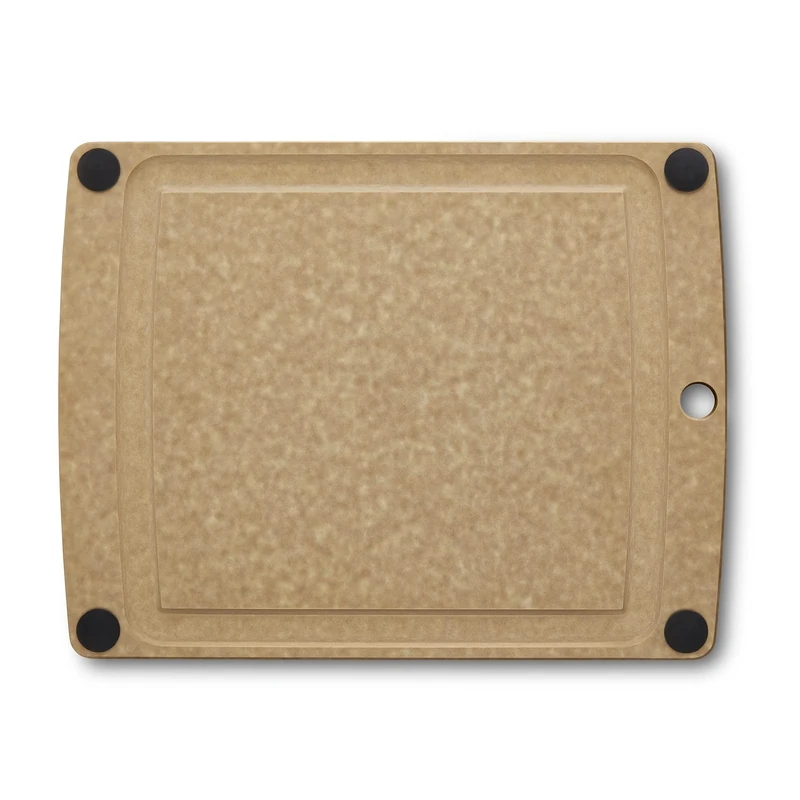 Victorinox Chopping Board, All-in-One, Cutting Board M 36.8 x, 28.5 x, 0.6, Groove, Durable, Non-Slip Feet, Dishwasher Safe, Brown