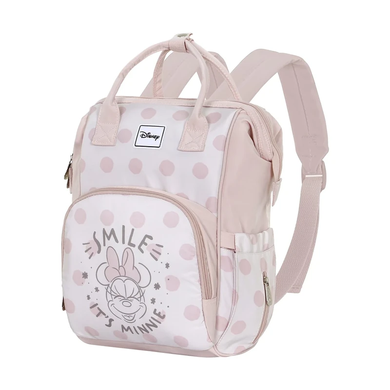 Disney Minnie Mouse Dear-Mommy Backpack, Salmon