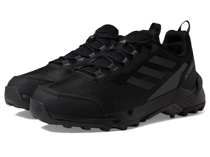 adidas Men's Hiking Shoes Backpacking Boot, Black/Carbon/Grey, 7.5 UK