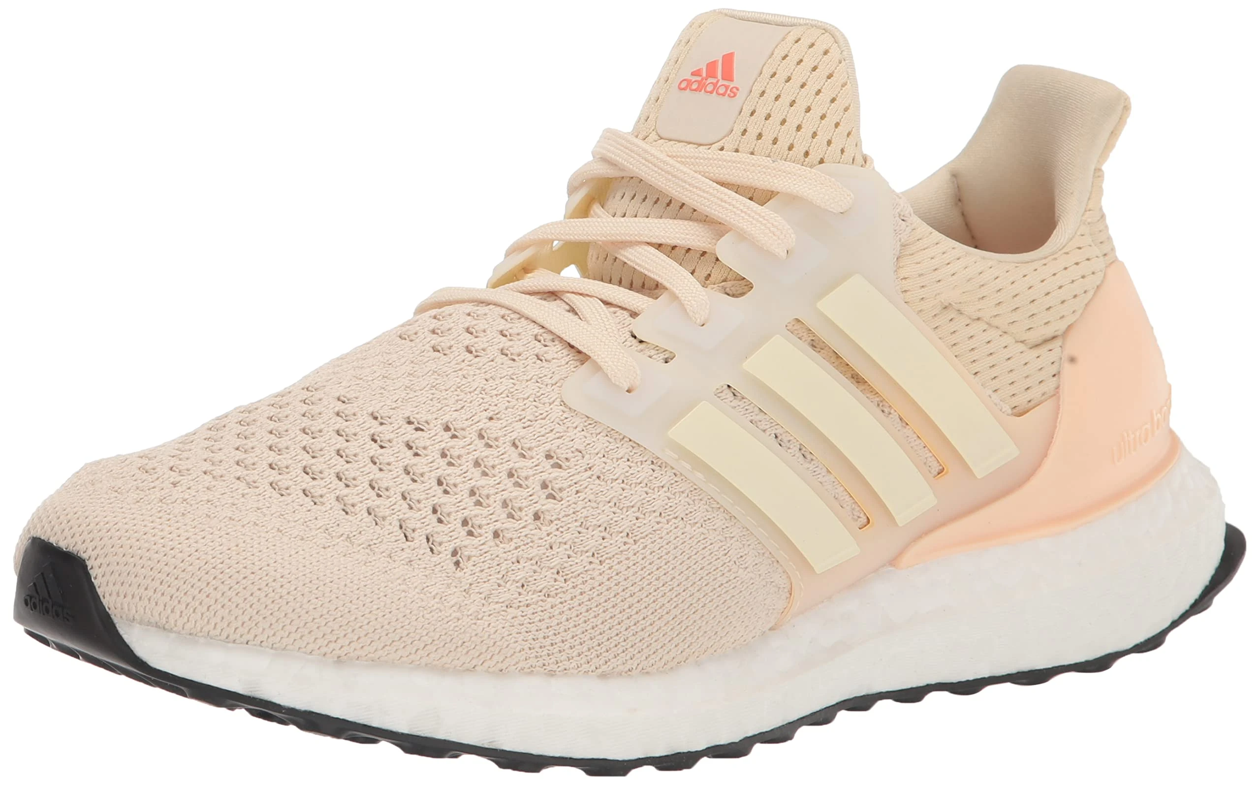 adidas Womens Ultraboost 1.0 ALPHASKIN W Shoes, Ecru Tint/Ecru Tint/White, 7.5