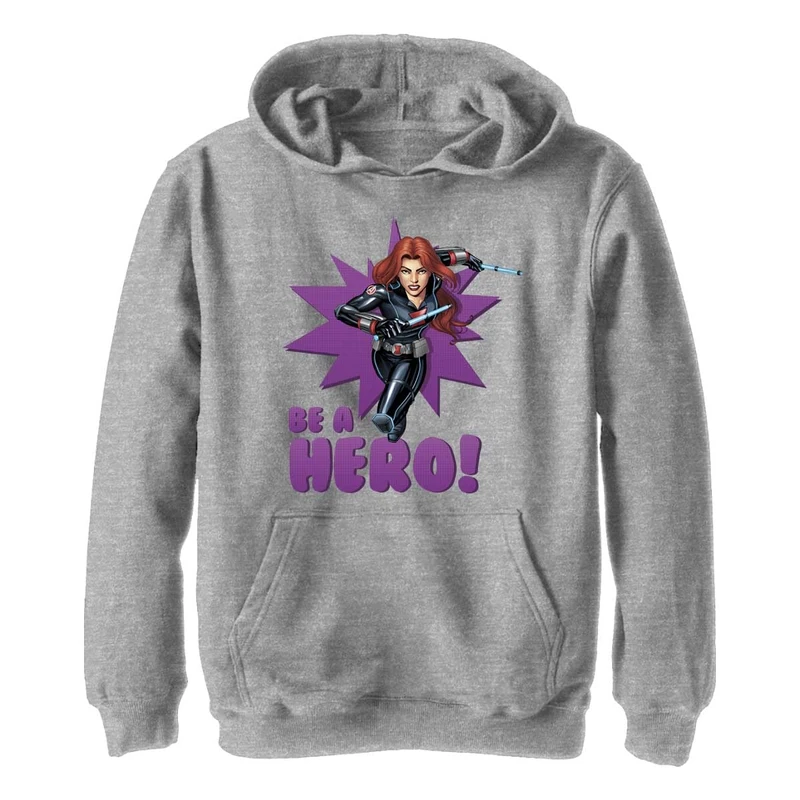 Marvel Unisex Children^Boy's Be a Hero Hoodie, Sportlich Heather, M