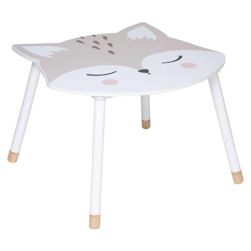 ATMOSPHERA CREATEUR D'INTERIEUR Children's Table Soft Fox White Atmosphera, Engineered Wood, cm