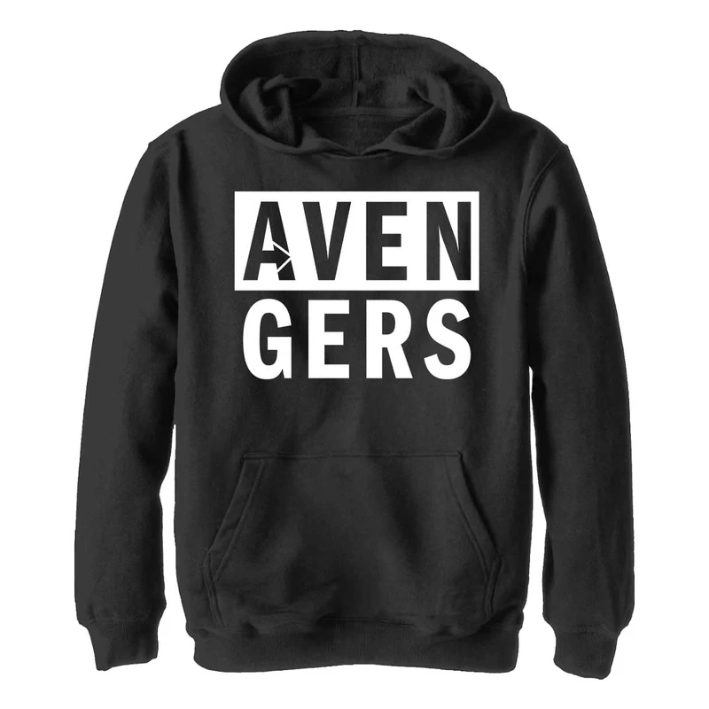 Marvel Avengers Classic - AVENGERS Icon YTH Hoodie Black 5/6