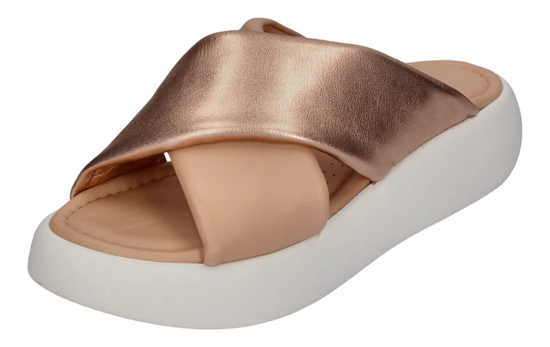 Scholl Doctor Boca Cross Light Sandal, Women's Orthopedic Footwear, Light Pink, 8.5 UK