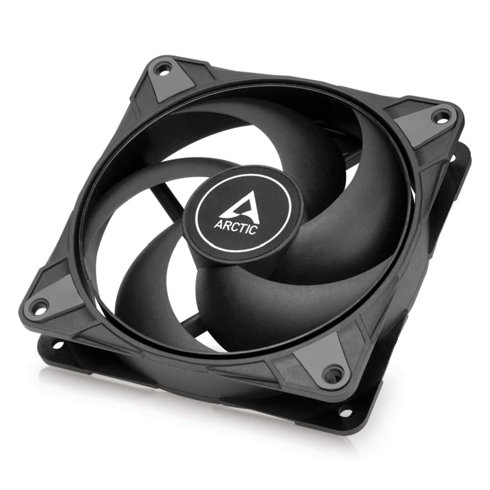 ARCTIC P12 Max - PC Fan, High-Performance 120mm Case Fan, PWM controlled 200-3300 rpm, Optimised for static pressure, 0dB mode, Fluid Dynamic Bearing - Black
