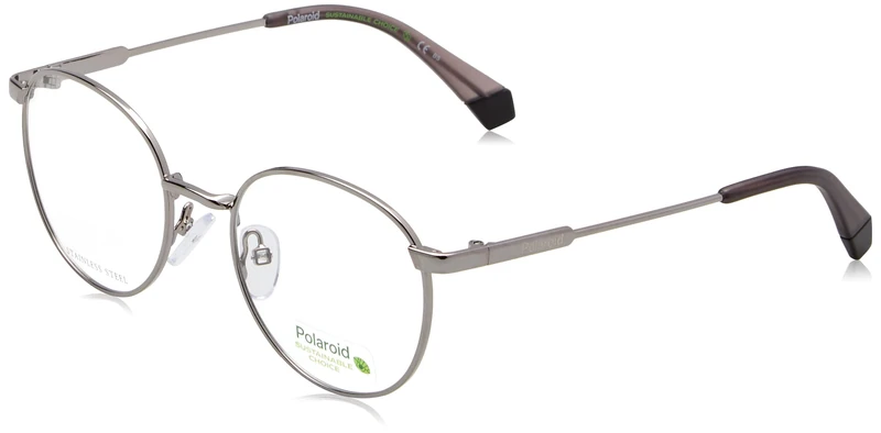 Polaroid Eyeglasses Sunglasses, 6lb/19 Ruthenium, 53 cm
