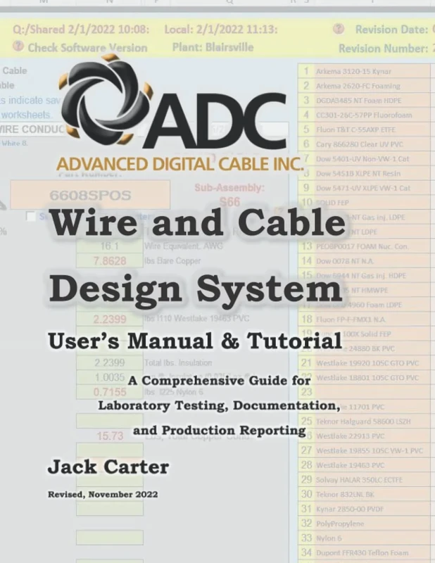 ADC Wire and Cable Design System: User's Manual and Tutorial - Image 1