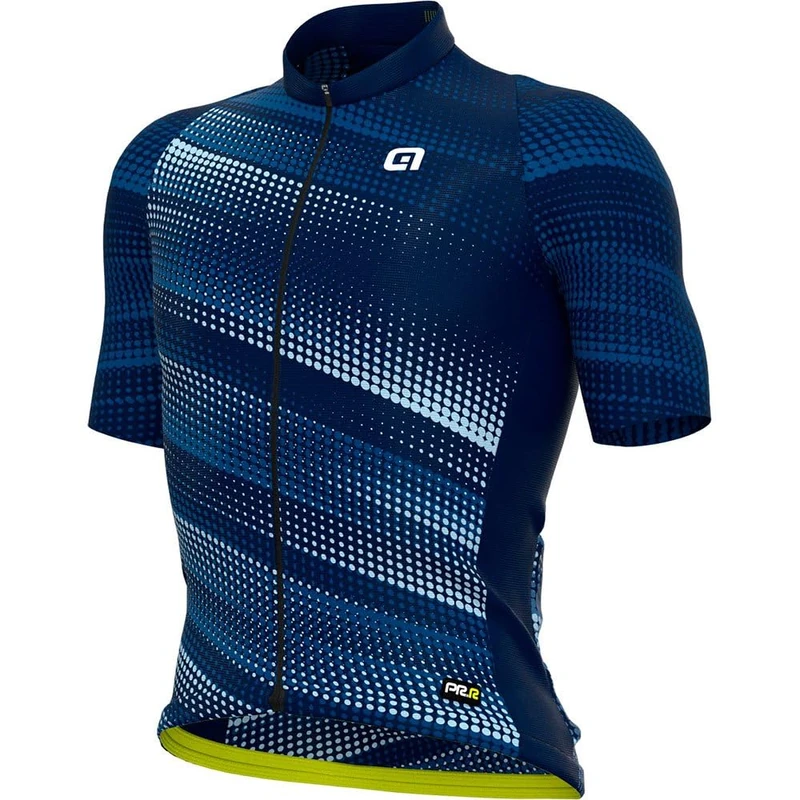 Alé Cycling Men's PR.R Green Speed Short Sleeve Jersey, Blue, L