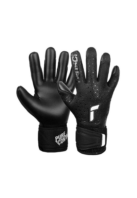 Reusch Pure Contact Infinity Junior Children's Goalkeeper Gloves Black 5.5