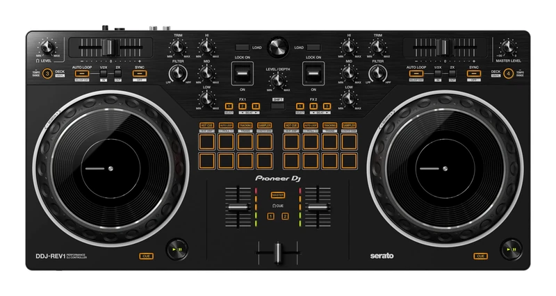 Pioneer DJ - DDJ-REV1 - Scratch-style 2-channel DJ controller for Serato