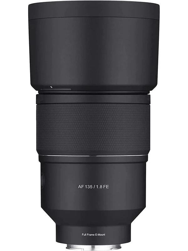 Samyang 135mm F1.8 AF Full Frame Auto Focus Telephoto Lens for Sony E Mount Cameras, Black, (SYIO13518-E)