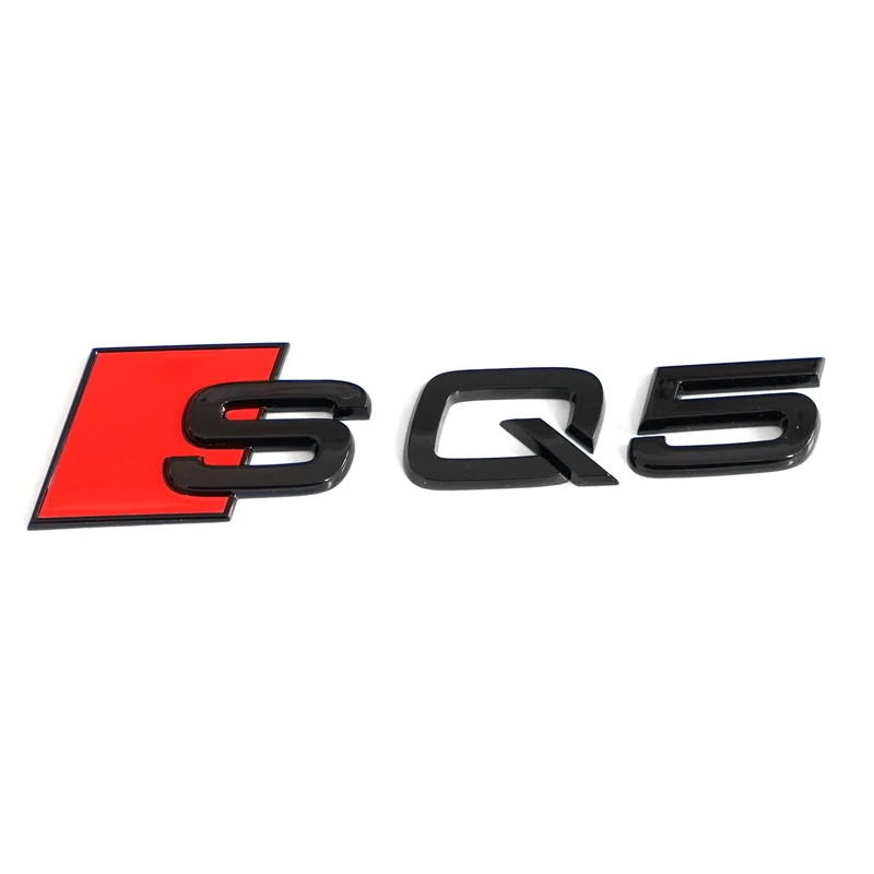Audi 80A071804 SQ5 Sticker Black Edition Emblem Black/Red