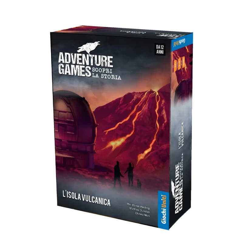 Giochi Uniti - Adventure Game: The Volcanic Island, Card Game, 1-4 Players, 12+ Years, Italian Edition, GU726 - Image 1