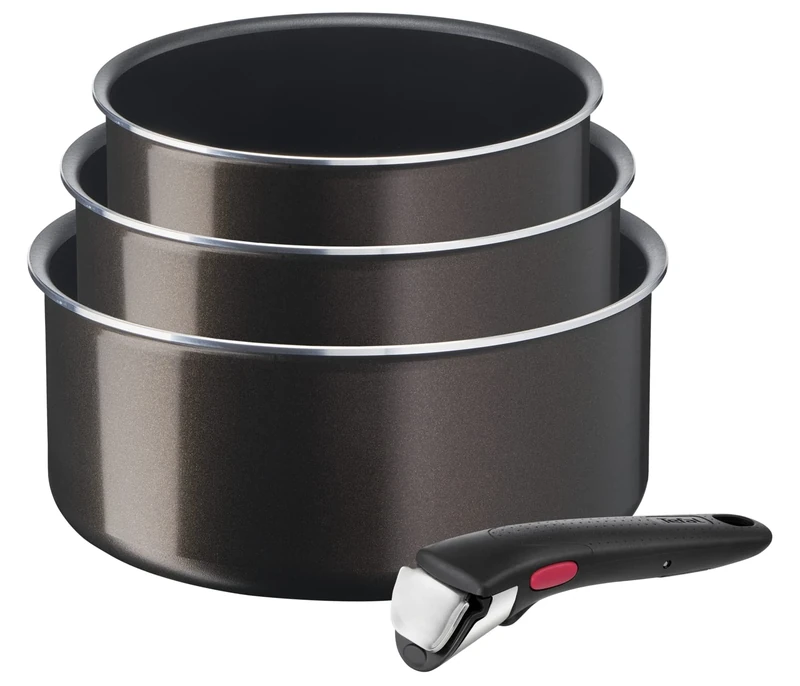 Tefal Ingenio 3-Piece Saucepan Set - Removable Handle