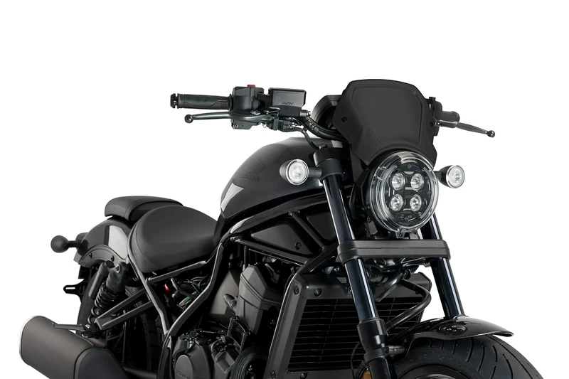 Puig 20822N Aluminium Frontal Plate Black