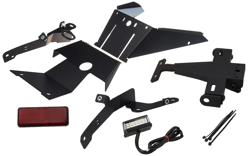 Puig 20998N License Plate Holder Black