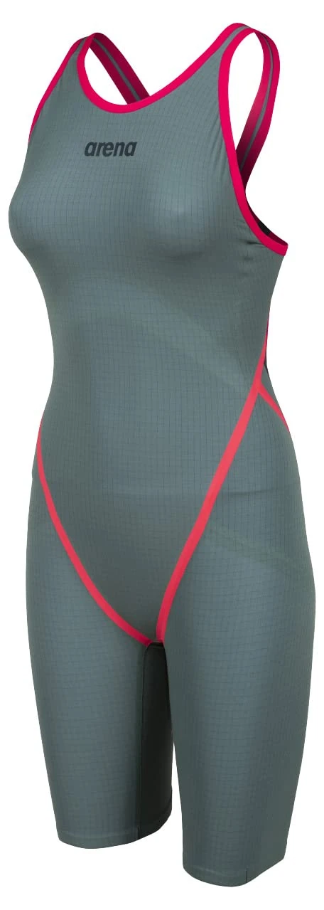 Arena Women's Standard Powerskin Carbon Core Fx Closed Back Racing Swimsuit, Army Green, 28