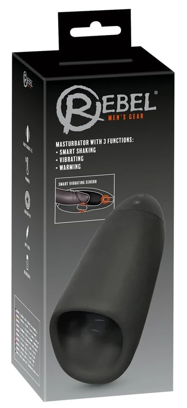 Rebel Masturbator-05509060000 Black One Size