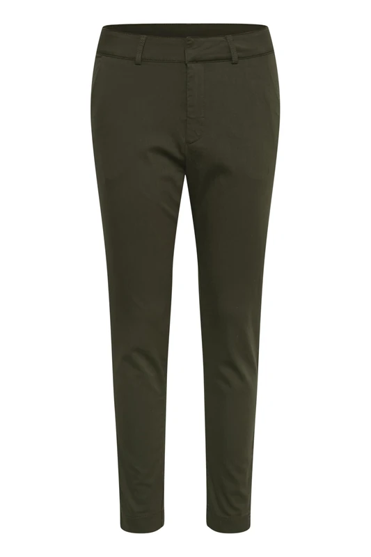 Kaffe Women's Regular Trousers Slim Fit Casual Pants, Grape Leaf, 42