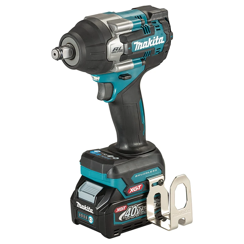 Makita TW007GD201 40V Max Li-ion XGT Brushless Impact Wrench Complete with 2 x 2.5 Ah Batteries and Charger Supplied in a Makpac Case - Image 1