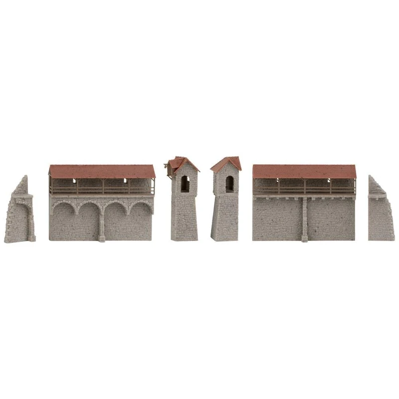 Faller 232170 Old Town Wall Set, One Size