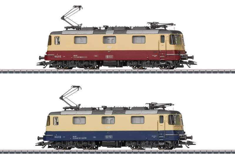Märklin 37300 E-Locomotive Re 421/TEE Set of 2