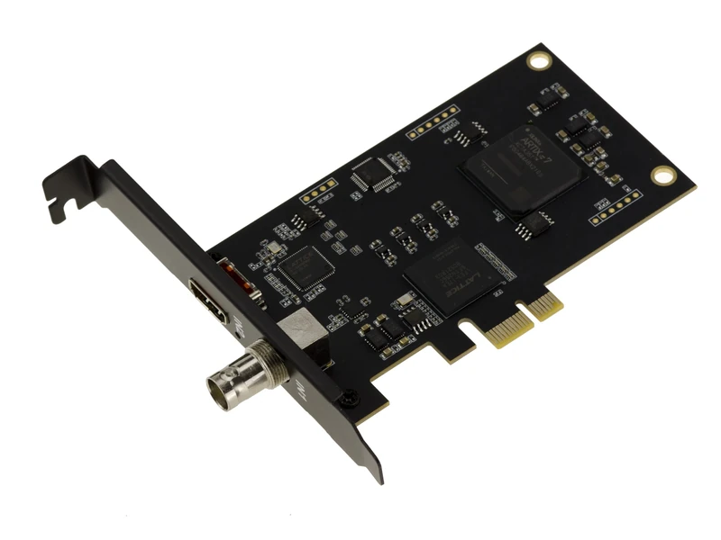 KALEA-INFORMATIQUE PCIe card for uncompressed HDMI 1.4 and 3G-SDI stream capture. XILINX Artix 7 XC7A35T Chipset