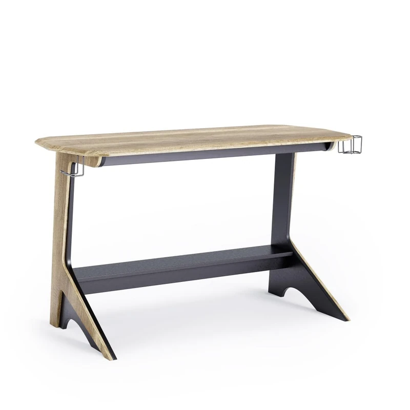 DHP Furniture Jersey Desk, Oak Look, 75 x 141 x 60 cm - Image 1
