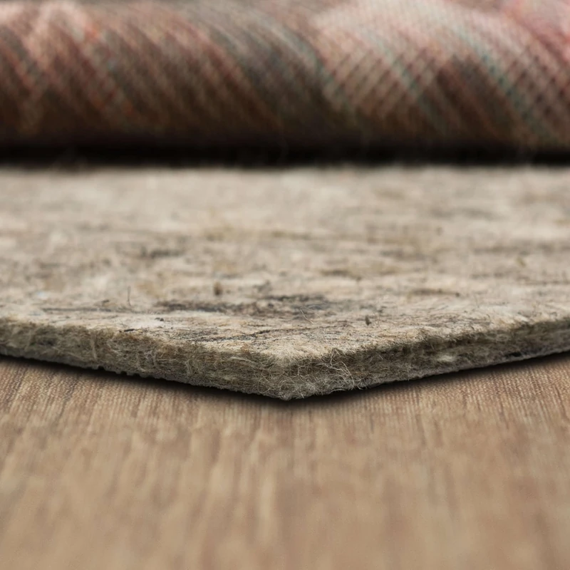 Mohawk Home 5' x 7' Non Slip Rug Pad Gripper 1/2 Thick Dual Surface Felt + Rubber Gripper - Safe for All Floors