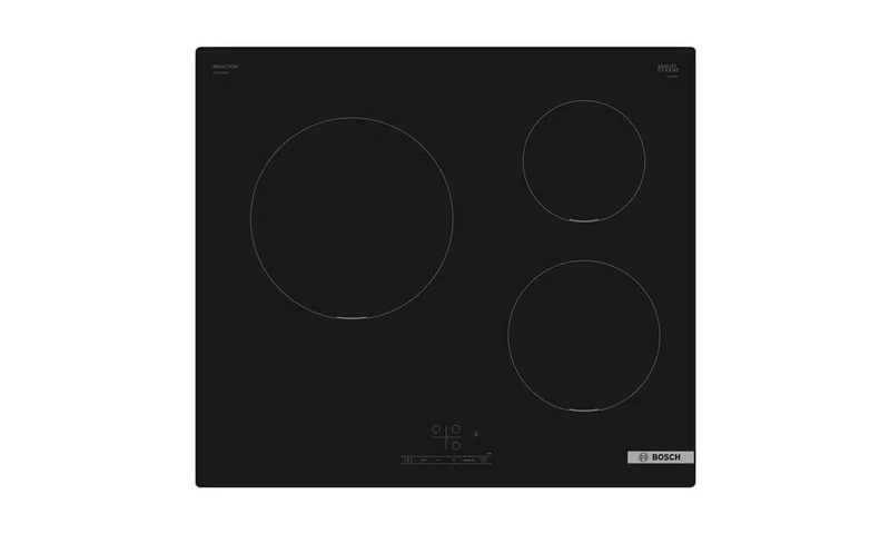 Bosch PUC611BB5E Series 4 Induction Table 3 Hobs 60 cm Power 4600 W Black 52.2 x 59.2 x 5.1 cm