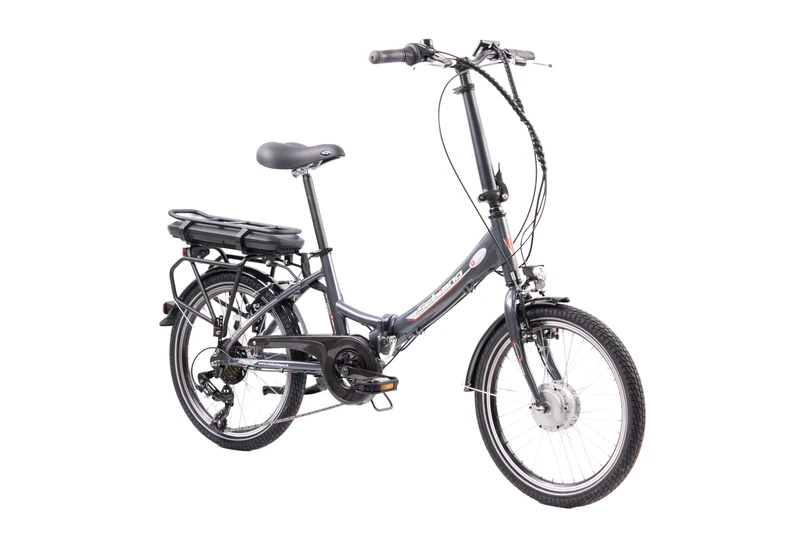 F.lli Schiano E-Star, Electric Bike for Adults, 20" Folding Bike, 36V 10.4Ah Removable Battery, 250W Motor, 40Nm, Commuter Ebike, Anthracite