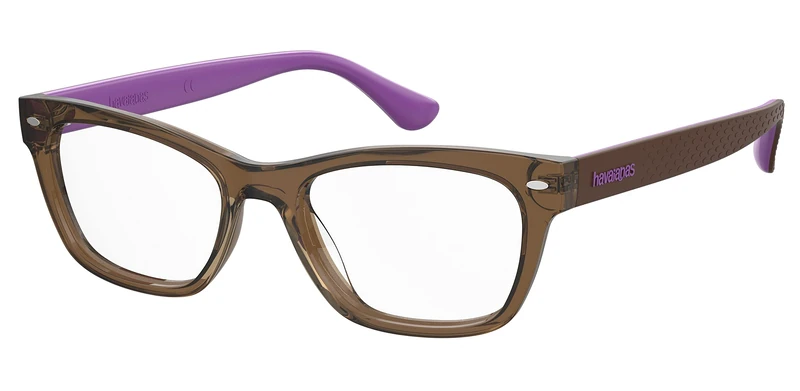 Havaianas Prumirim/v AGJ/17 BROWN VIOLET Eyewear Women's Acetate, Standard, 51