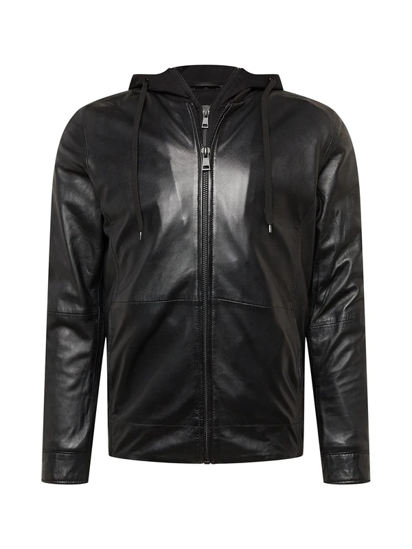 Freaky Nation Men's Arne-fn Leather Jacket, Black, XXL