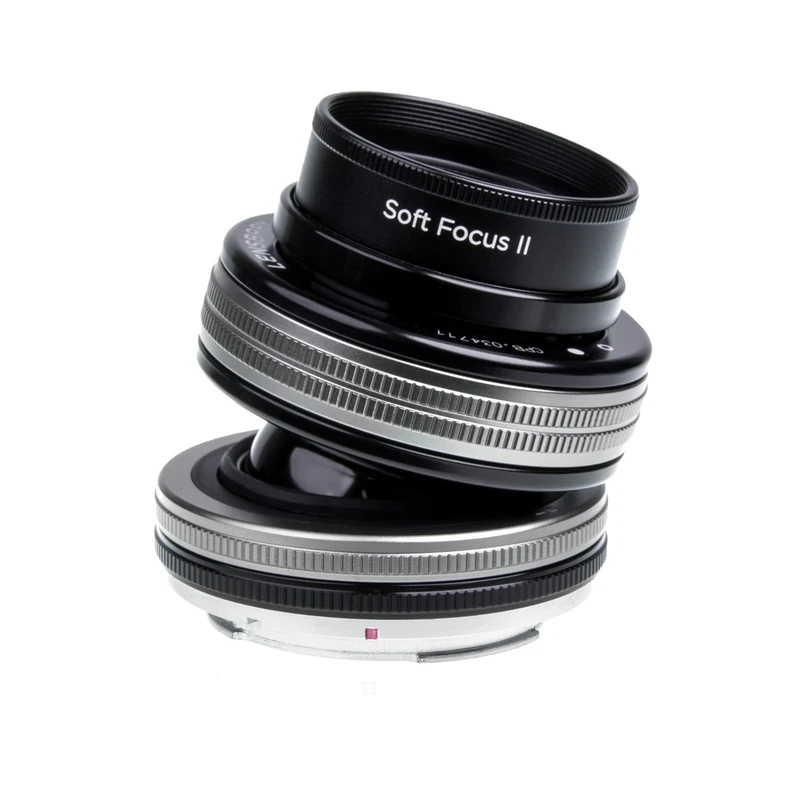LensBaby - Composer Pro II w/Soft Focus II Optic - for Canon EF - Compatible with all current and older Lensbaby Optic Swap lens bodies - Manually adjustable aperture - Image 1